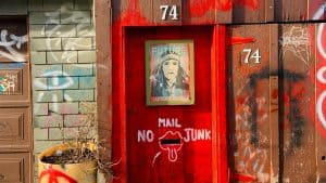 Garage doors | Staining a metal door in a woodgrain finish