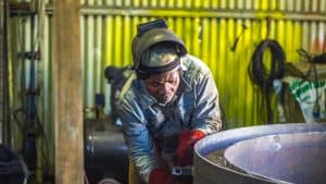 Garage door | Fire in the garage