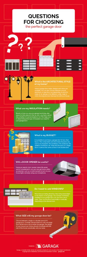 Questions for choosing the perfect garage door