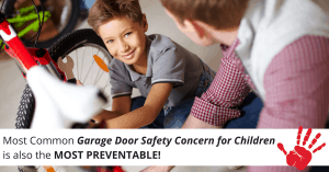 The Most Common Garage Door Injury to Children Is Also the Most Preventable
