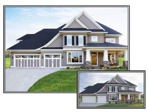 Add style to your home with a custom garage door