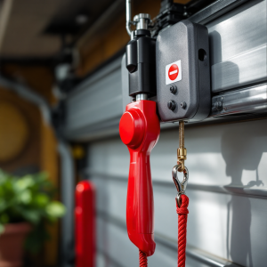 garage door fire safety release