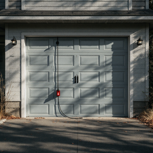 how to secure garage door