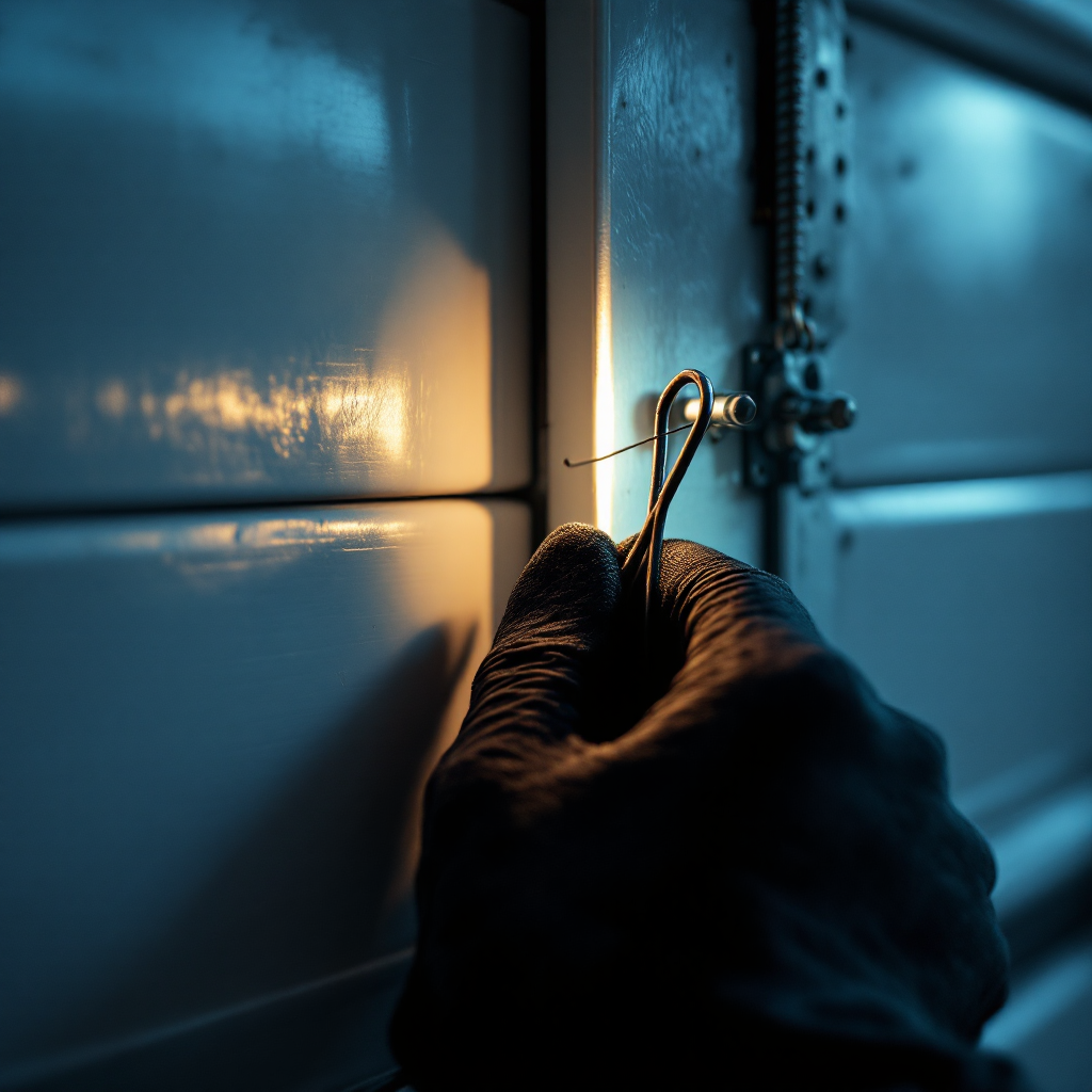 how thieves open garage doors in seconds