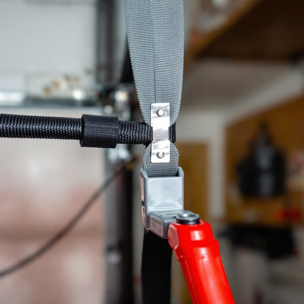 garage door zip tie security trick
