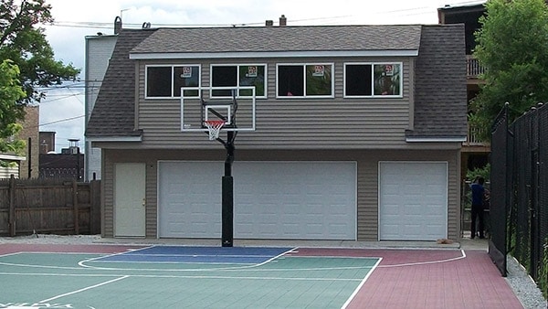 two-story garage